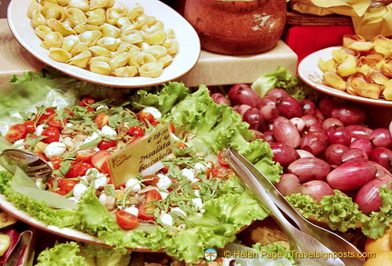 Salads and pastas