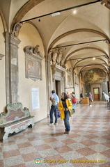 Portico outside the Anatomical Theatre