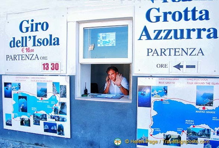 Capri tours include the Blue Grotto and Giro dell'Isola