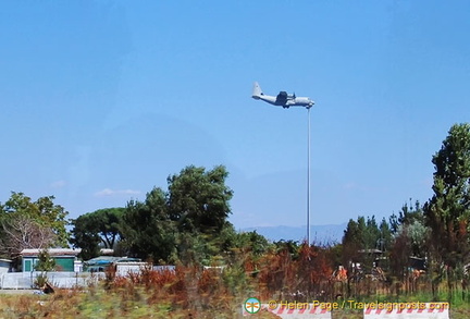 A bizarre shot - was this plane refuelling?