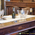 Having champagne at the Palazzo Comunale
