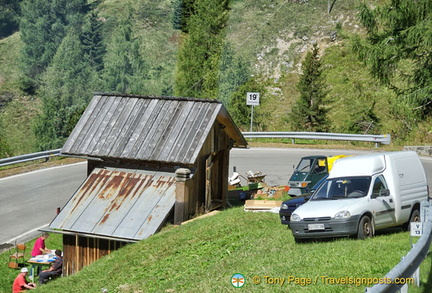 The 19th bend on the Passo Giao circuit