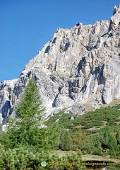 View of the top Lagazuoi cable car station