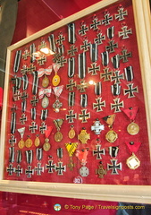 A collection of medals