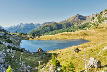 View of Lake Valparola