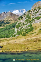 A summer view along the Valparola Pass