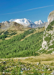 Passo Valparola views in summer