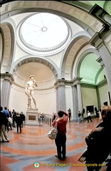 Michelangelo's David is the star of the Galleria dell'Accademia