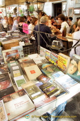 Bookshop at the Santo Spirito market