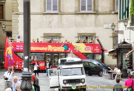 The Florence sightseeing bus