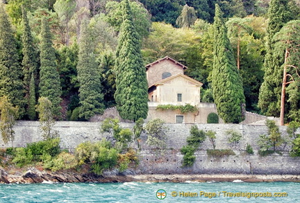 The gardener's house at Versace's villa