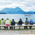 Enjoying the views of Lake Maggiore