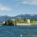 View of Isola Bella's Italianate gardens