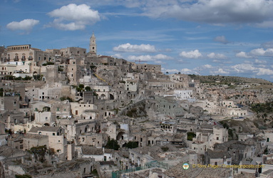 The Sassi (cave) district of Matera
