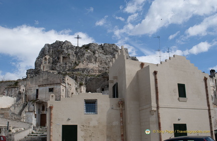 The people of Matera used to live in these cave dwellings