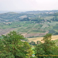 View of hills and valleys around Montepulciano