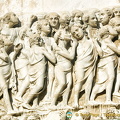 The Last Judgment - Scene showing the blessed being guided to Paradise
