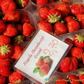 Punnets of beautiful fragola