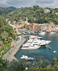 View of Portofino marina