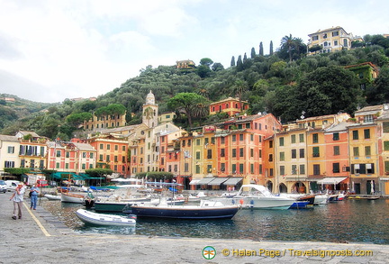 View of Portofino marina