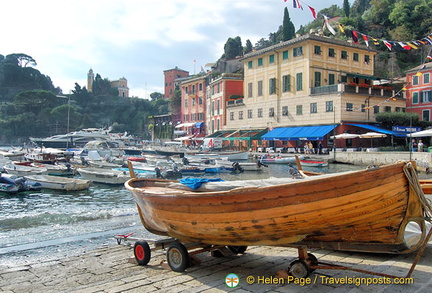 View of Portofino marina