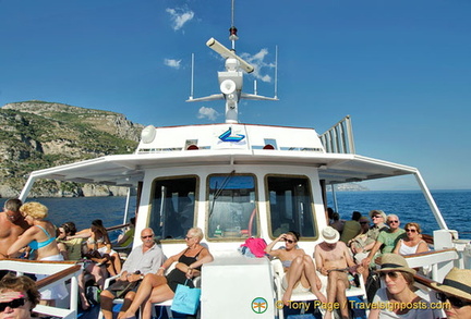 Sun-deck of the ferry