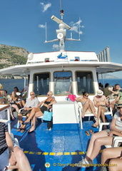 Sun-deck of the ferry