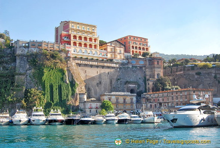 Arriving in Sorrento