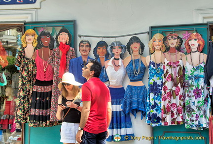 A good range of summer frocks in Positano 