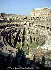 Inside the Colosseum