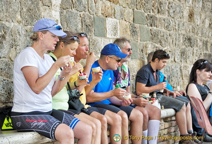 A common sight in San Gimignano