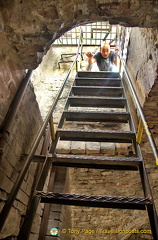 Staircase inside the Torre Grossa