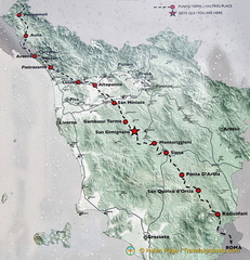 The Via Francigena in Tuscany