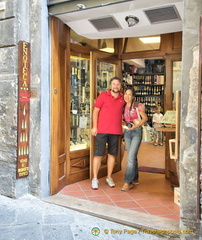 Me and Federico Pieri, owner of Cantina del Brunello