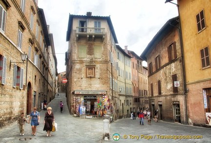 Streets off the Piazzo del Campo