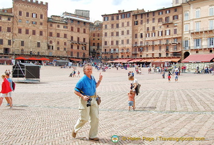 Tony on Piazza del Campo