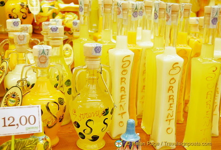 A range of Sorrento limoncello