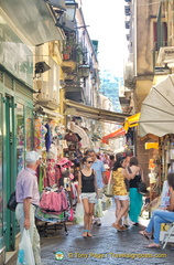 Shopping on Via San Cesareo