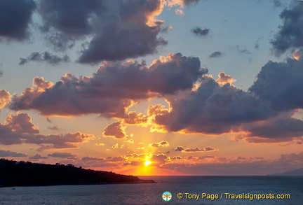 Sunset in Sorrento