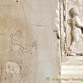 Etching of a young Turk holding his mother's heart