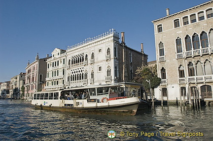 Ca' d'Oro the most famous Venetian Gothic palace