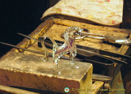 Murano glass horse