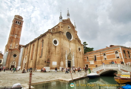 Casanova's tomb is located in this Frari