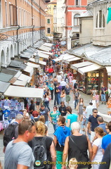 Shops in San Polo, just off the Rialto Bridge