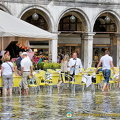 Business as usual at the Cafe Lavena on Piazza San Marco