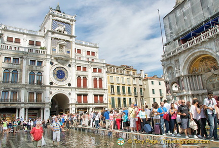 Torre dell'Orologio on Piazza San Marco