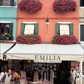 Shops selling Burano's famous lace and linen