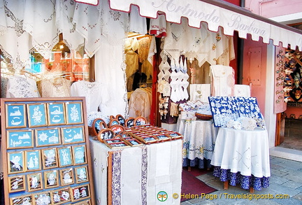 Yet another Burano lace shop