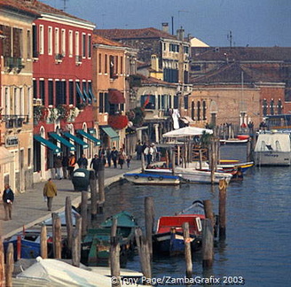 Burano is without doubt the most colourful of the lagoon islands 