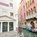 Marco Polo once lived in a house where the Teatro Malibran, the white building, stands